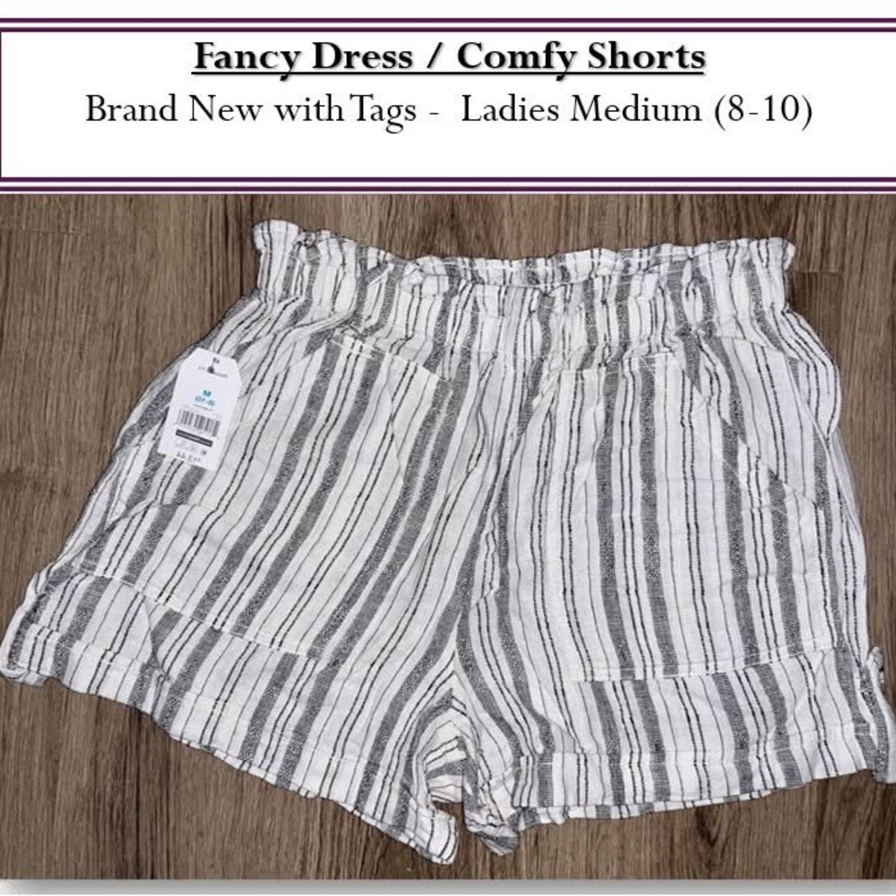 Comfy Striped Women's Shorts